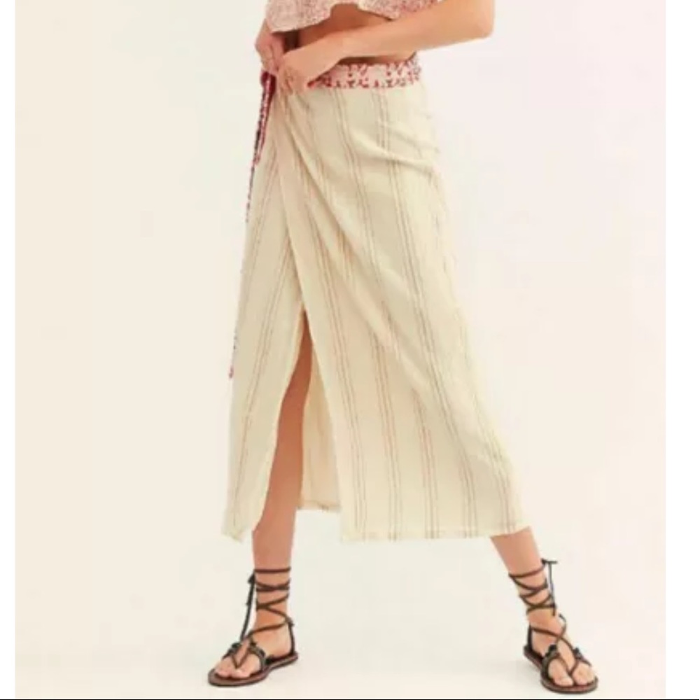 Free People Wrap Skirt XS EUC
